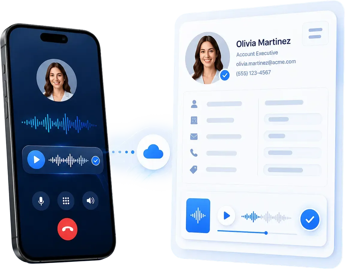It Syncs With the CRM Record