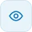 Icon of an eye representing manager visibility into call activity