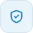 Icon of a shield with a checkmark representing CRM expertise