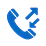 Inbound and outbound sales team icon