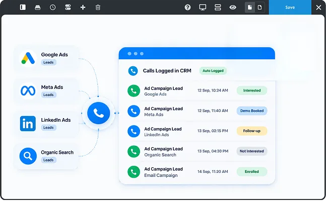 Know Which Campaigns Drive Bookings — track calls by source to see which portals bring site visits and bookings