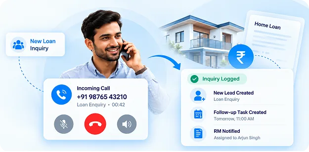 Convert New Inquiries Fast — turn every call into a CRM lead, helping agents follow up fast and prevent lead leakage